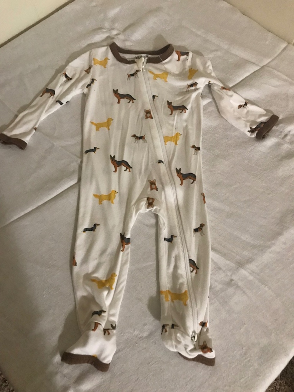 KYTE BABY BAMBOO SLEEPER DOG PRINT 12-18 MONTHS